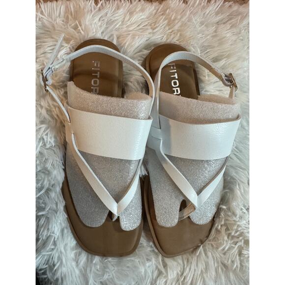 fitory fitcry sandal New size 8 white sandal - Picture 1 of 2